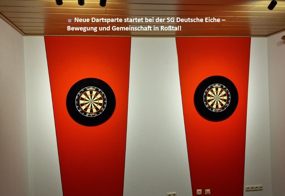 Dartspieler am Board im Schützenhaus