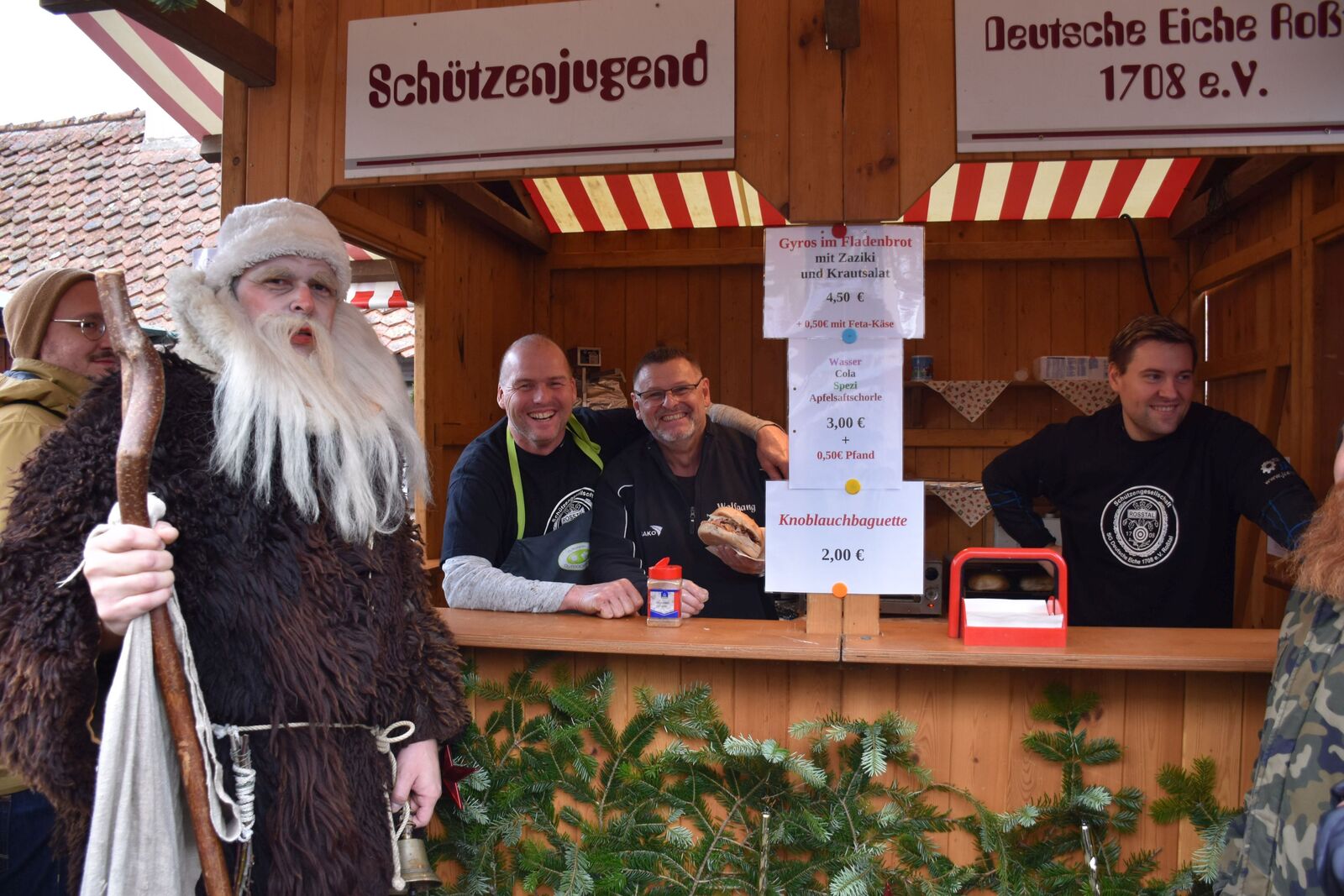 Der Stand der Schützenjugend am Martinimarkt in Roßtal